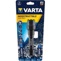 Ліхтар VARTA Ручний Indestructible F20 Pro, 6 Ватт, IP67, IK08, до 350 люмен, до 140 метрів, 2хАА