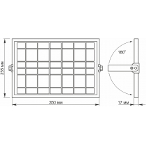 LED прожектор автономний VIDEX 1000LM 5000K 3.2V