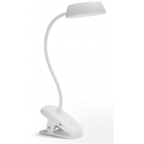 Лампа настільна Philips LED Reading Desk lamp Donutclip 3W, 4000K, 1200mAh (Lithium battery), білий