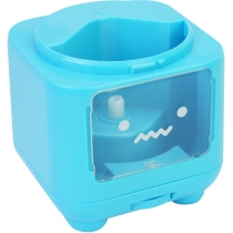 Чинка автоматична пластикова на батарейках, блакитна