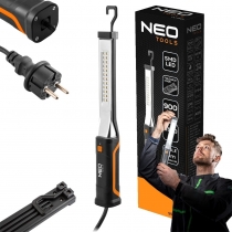 Ліхтар інспекційний Neo Tools, 220В, 900лм, 10Вт, кабель 5м, гачок 360°, IK08 стійкість до удару, IP