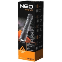 Ліхтар ручний Neo Tools акумуляторний, 2200мАг, 1000лм, 10Вт, 4 функції освітлення, алюмінієвий, IPX