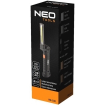 Ліхтар інспекційний Neo Tools акумуляторний, 1200мАч, 200лм, 3Вт, 2в1, лампа+ліхтар, складається, 5