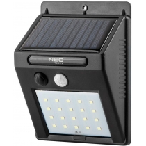 Прожектор акумуляторний Neo Tools, 1200мАч, 250лм, живлення від сонячного світла, датчик руху та сут