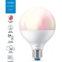 Лампа умная WiZ, E27, 11W, 75W, 1055Lm, G95, 2200-6500, RGB, Wi-Fi