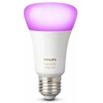 Лампа розумна Philips Hue E27, 9W(60Вт), 2000K-6500K, RGB, ZigBee, Bluetooth, димування