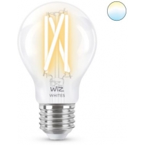 Лампа умная WiZ, E27, 7W, 60W, 806Lm, A60, 2700-6500, филаментная, Wi-Fi