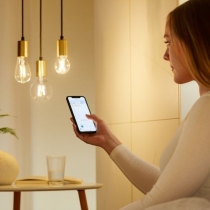 Лампа умная WiZ, E27, 7W, 60W, 806Lm, A60, 2700-6500, филаментная, Wi-Fi
