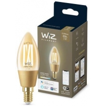 Лампа розумна WiZ, E14, 4.9W, 25W 370Lm, C35, 2000-5000K, філаментна, Wi-Fi