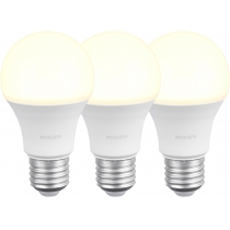 Лампа світлодіодних Philips LEDBulb 9W (900lm) 3000K E27 ,набір 3шт