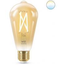 Лампа умная WiZ, E27, 7W, 50W, 640Lm, ST64, 2000-5000K, Wi-Fi