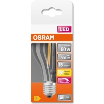 Лампа світлодіодна OSRAM LED A60 7W (806Lm) 2700K E27 філаментна