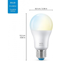 Лампа умная WiZ, E27, 8W, 60W, 806Lm, A60, 2700-6500K, Wi-Fi