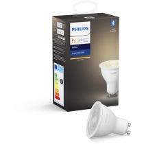 Лампа розумна Philips Hue GU10, 5.2W(57Вт), 2700K, White, ZigBee, Bluetooth, димування