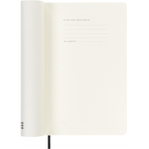 Щоденник Moleskine 2024 13 х 21 см 400 сторінок Чорний М’який