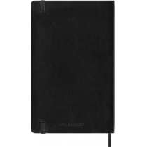 Щоденник Moleskine 2024 13 х 21 см 400 сторінок Чорний М’який