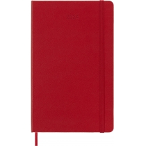 Дневник Moleskine 2024 13 х 21 см 400 страниц Красный