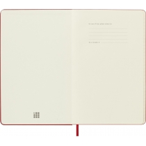 Дневник Moleskine 2024 13 х 21 см 400 страниц Красный