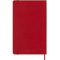Дневник Moleskine 2024 13 х 21 см 400 страниц Красный