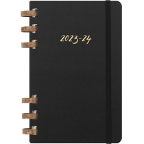 Щотижневик Moleskine 2023-2024 Spiral Академічний 13 х 21 см 200 сторінок Чорний