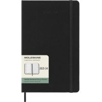 Щотижневик Moleskine 2023-2024 13 х 21 см 208 сторінок Чорний