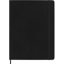 Щотижневик Moleskine 2023-2024 19 х 25 см 208 сторінок Чорний М’який