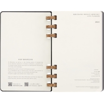 Щотижневик Moleskine 2024 Spiral 13 х 21 см 200 сторінок