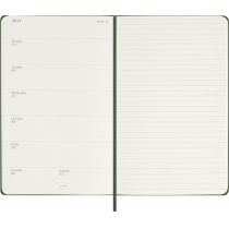 Еженедельник Moleskine 2024 13 х 21 см 144 страницы Миртовый Зеленый