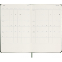 Еженедельник Moleskine 2024 13 х 21 см 144 страницы Миртовый Зеленый