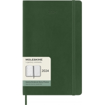 Щотижневик Moleskine 2024 13 х 21 см 144 сторінки Миртовий Зелений М’який