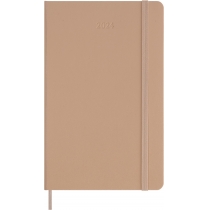 Щотижневик Moleskine 2024 13 х 21 см 144 сторінки Пісочний Коричневий