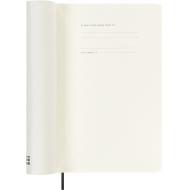 Щотижневик Moleskine 2024 13 х 21 см 144 сторінки Чорний М’який