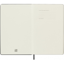 Щотижневик Moleskine Вертикальний PRO 2024 13 х 21 см 288 сторінок Чорний