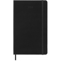 Щотижневик Moleskine 2024 13 х 21 см 144 сторінки Чорний