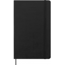 Щотижневик Moleskine з місцем для дат 13 х 21 см 144 сторінки Чорний