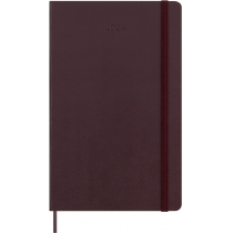 Щотижневик Moleskine 2024 13 х 21 см 144 сторінки Бургунді