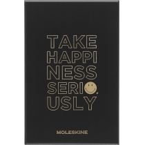 Записник Moleskine Smiley 13 х 21 см 176 сторінок у лінійку Канва в подарунковому боксі