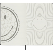 Записник Moleskine Smiley 13 х 21 см 176 сторінок у лінійку Канва в подарунковому боксі