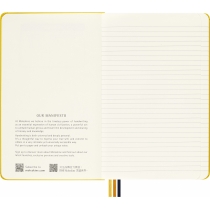 Записник Moleskine x K-Way 13 х 21 см 240 сторінок Лінійка Жовтий Нейлон