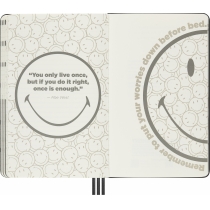 Планувальник позитиву Moleskine Smiley 13 х 21 см 240 сторінок Лінійка Канва