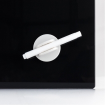 Дошка скляна магнітно-маркерна ТМ AXENT 60х90 см, чорна