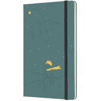 Записник Moleskine Le Petit Prince 13 х 21 см / Лінійка Темно-зелений