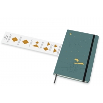 Записник Moleskine Le Petit Prince 13 х 21 см / Лінійка Темно-зелений