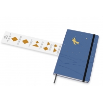 Записник Moleskine Le Petit Prince 13 х 21 см / Лінійка Синій