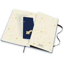 Записник Moleskine Le Petit Prince 13 х 21 см / Лінійка Синій