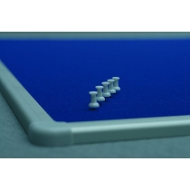 Дошка текстильна синя ТМ 2x3, рамка алюмінієва Alu23, 120х90 см