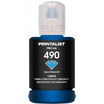 Чорнило для Canon GI-490C Cyan 0664C001 PRINTALIST 490  Cyan 140г PL490C