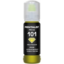 Чернила для Epson EcoTank L4267 PRINTALIST 101  Yellow 70г PL101Y