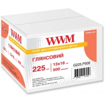 Фотопапір WWM глянсовий 225г/м кв, 13см х 18см, 500арк (G225.P500)