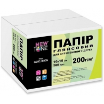 Фотопапір NEWTONE глянсовий 200г/м кв, 10см x 15см, 500арк (G200.F500N)